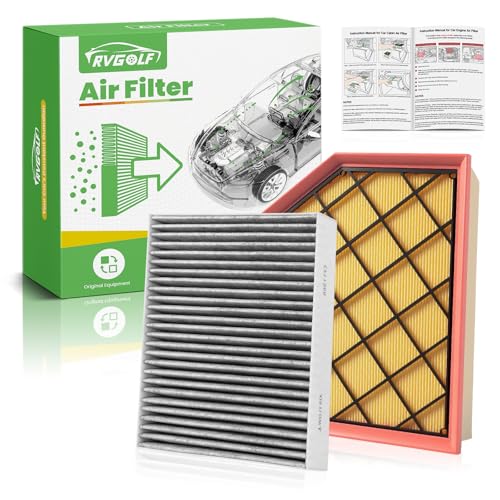 Image of Engine+Cabin Air Filters Fit for 2020-2026 Cadillac CT4, 2020-2026 CT5