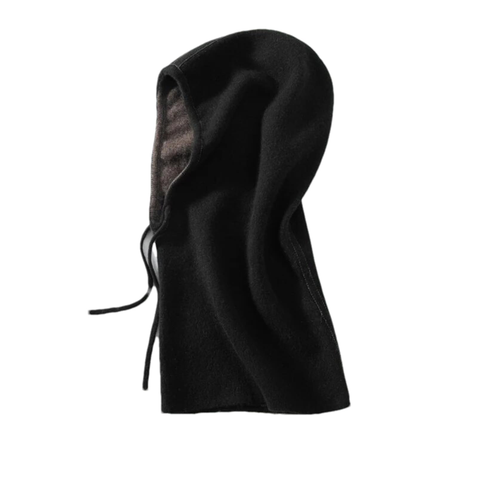 Gorro de cachemira unisex para invierno, bufanda de punto, gorro con capucha para mujeres y hombres, gorro cálido