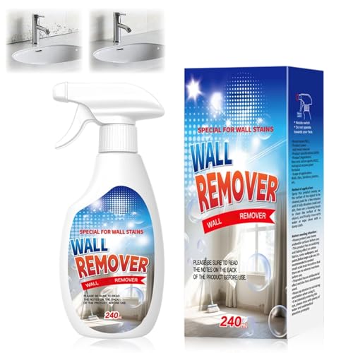 BaiKupo Highly Effective Removal Spray Wall Cleaner Spray Multi-Surface Cleaning Solution For Wood Tile Fabric Bathrooms Kitchens Long-Term Protection