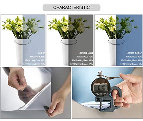 Película Espejo One Way para Ventanas 35.4" x 13.1 ft miniatura 5