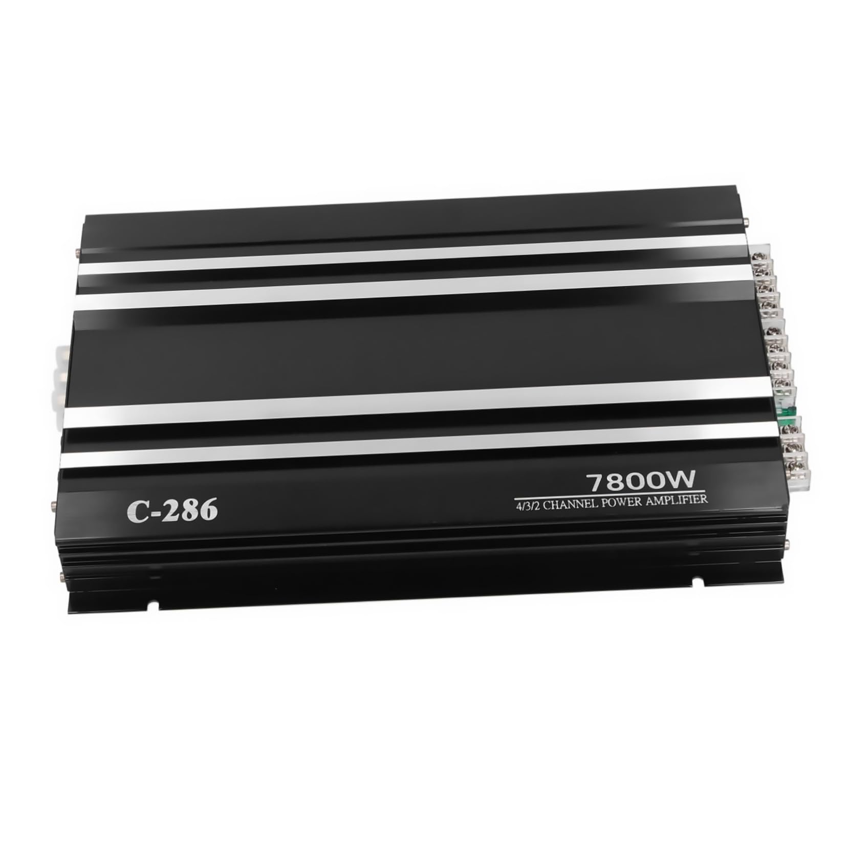 Cabilock Car Audio Amplifier Channels Versatile Speaker Amp for Enhanced Sound Quality Supports Aux USB Inputs Durable Design for Easy Installation Vehicles