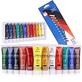 malfarben schule 🍃 QUALITÄT, DER SIE VERTRAUEN KÖNNEN - Wir kennen die Enttäuschung, getrocknete oder beschädigte Farben zu erhalten. Daher haben wir besonders darauf geachtet, dass Sie jedes Mal frische, ausgewogene Farben erhalten - ohne zu trocknen oder zu reißen. Wenn Sie feststellen, dass diese Farben nach Erhalt des Pakets beschädigt sind, setzen Sie sich bitte umgehend mit uns in Verbindung. Wir bieten den zufriedenstellendsten Service.