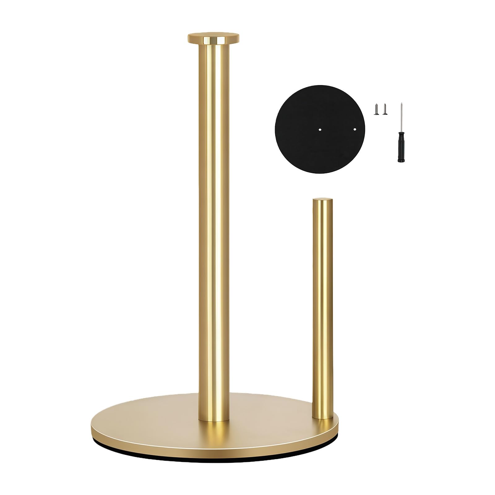 Hygienic Stainless Steel Paper Towel Holder for Kitchen Bathroom Easyly to Clean Anti Bacterials Surfaces Sanitary Stainless Steel Paper Towel Holder