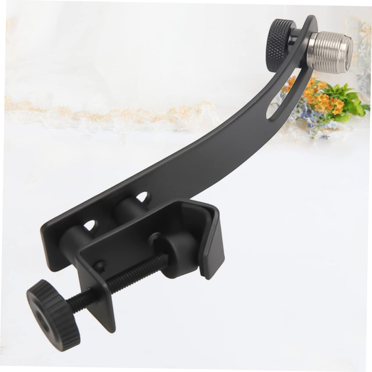 BESTonZON Adjustable Drum Microphone Shockproof Clip, Universal Drum Mic Rim Mount Holder for Snare and Tom Drums - Image 3
