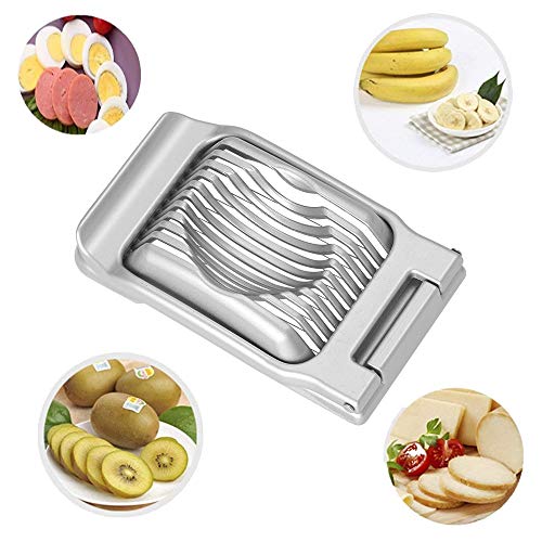 image for XSON Multipurpose Stainless Steel Wire Egg Slicer,Egg Slicer For Hard 