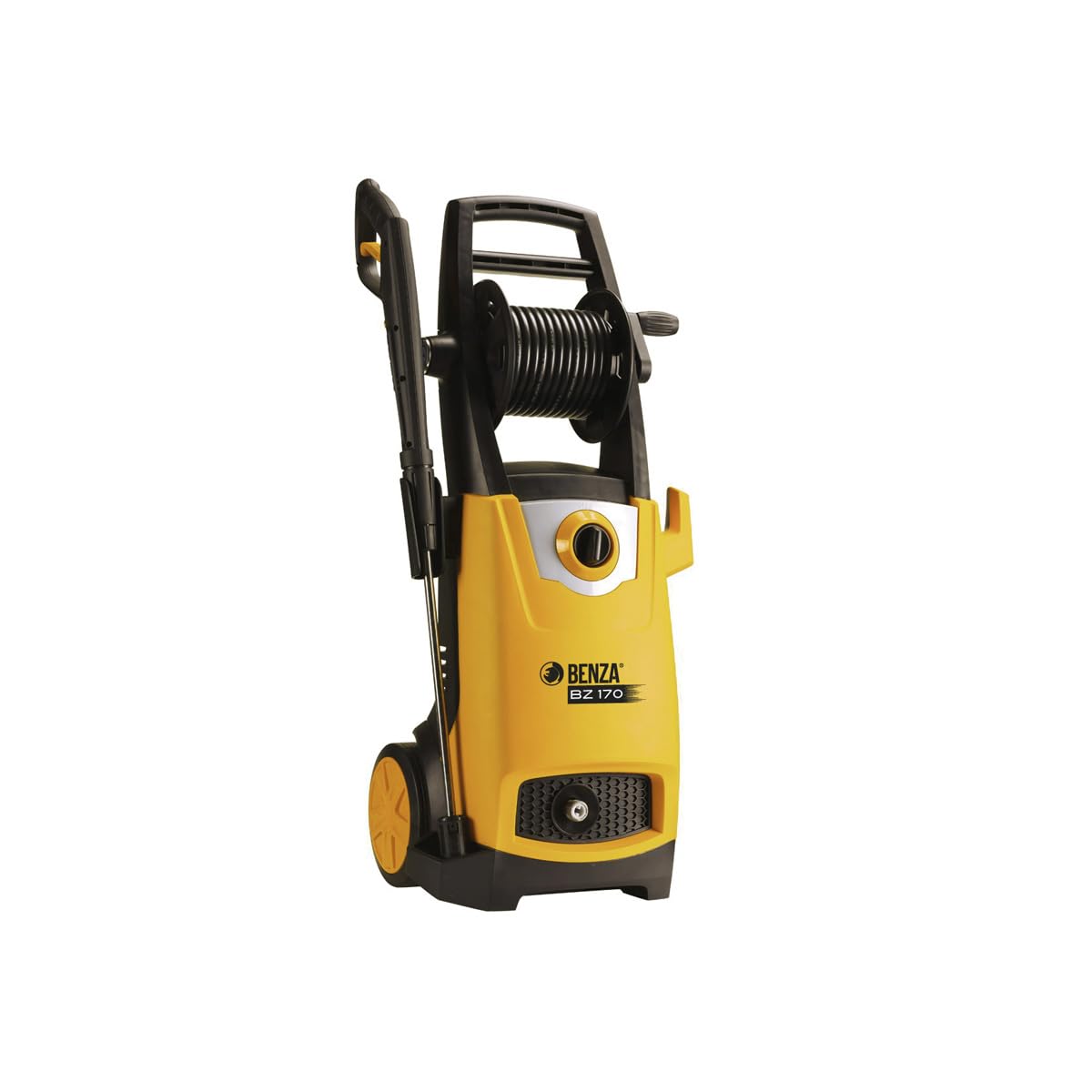 Hidrolimpiadora Benza BZ170 Eléctrica 170 Bares – 2500W, 7,3 L/min, Manguera 8m, Pistola + Lanzas, Depósito Detergente, Total Stop, Alta Presión para Limpieza Exterior