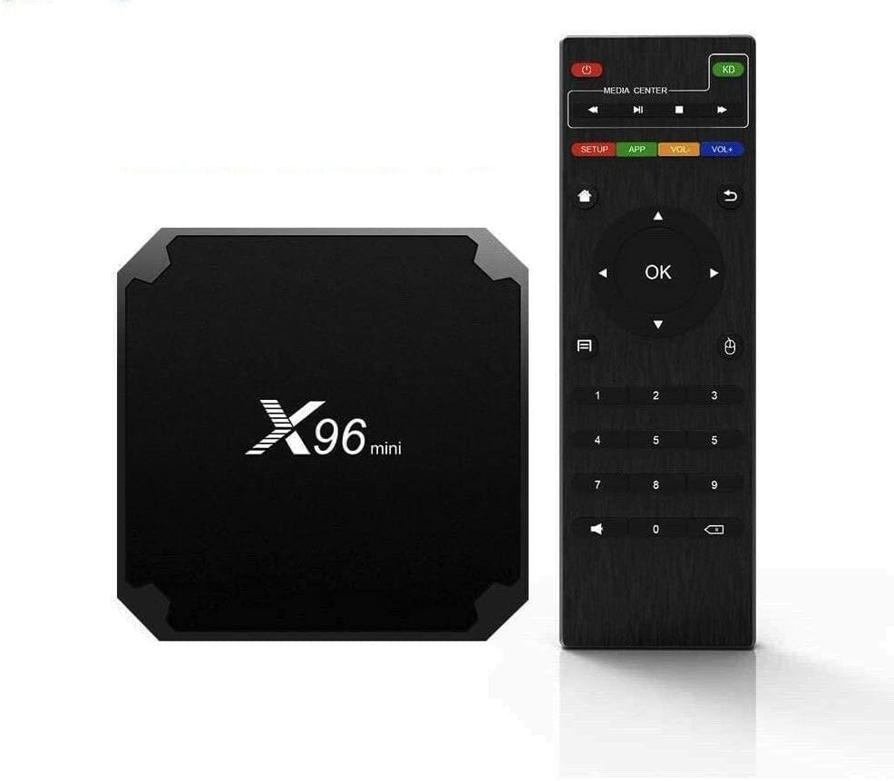 TV BOX X96 MINI ANDROID 10.0 8K 4GB RAM 32GB ROM IPTV con telecomando e cavo HDMI, lettore...