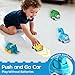 ALASOU 8 PCS Baby Cranes Car Toys for 1 Year Old Boy with Playmat/Storage Bag|1st Birthday Gift for Toddler Toys 1-2|Baby Toys 1 Year Old Boy Gifts for Infant 12 18 Months