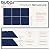 BUBOS Art Acoustic Wall Panels 6 Pack - 23.6"x23.6" Self-adhesive Sound Proof Panels, Decorative Sound Absorbing Panels for Office, Home Theater & Studio Recording Equipment, Navy Blue