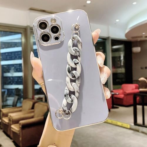 Coque silicone Samsung A12 pierre précieuse et finition plaquée