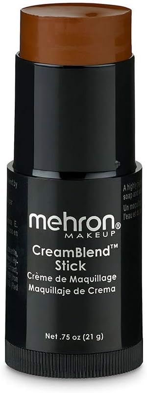 Mehron Makeup CreamBlend Stick - Foundation (.75 oz) (Dark 3)
