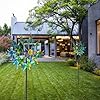 Viveta Girandola Vento Metallica Kinetic Doppia 149,9 Cm Per Giardino - Multicolore Con Palo - 3