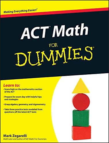 (ACT Math for Dummies) By Zegarelli, Mark (Author) Paperback on (06 , 2011)