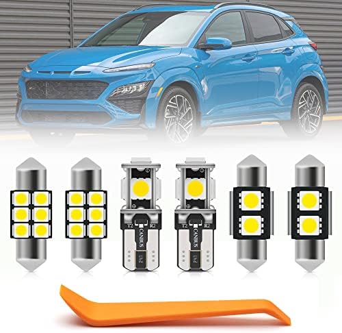 Luci Targa Fiat 500 Kit LED Interni Per Kia Sportage MK3 Conversione Completa A Luce Bianca 6000k Plug - Foto 10