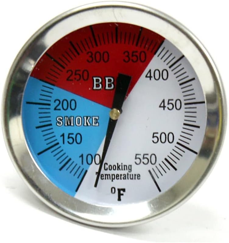 NEW 2" Temperature Gauge Thermometer for Barbecue BBQ Grill Smoker Pit Thermostat,Jikkolumlukka