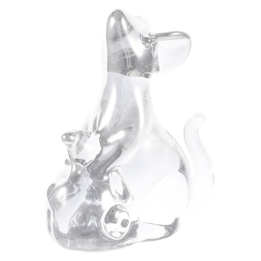 【ほ76】クリスタル　ネズミ、犬 ネズミビーズ① /rat beads①🐀 | progressive art jewelry