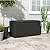 Patiowell 100 Gallon Resin Deck Box with cushion, Waterproof Large Outdoor Storage Box for Patio Furniture and Garden Tools, Black