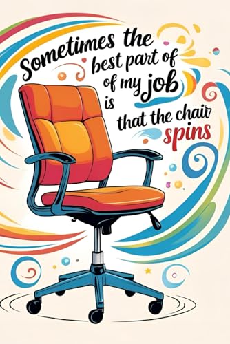 Spinning Chair Motivational Notebook for Goals & Gratitude