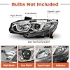 labwork Headlights Replacement for Honda Civic 2016 2017 2018 (Factory Halogen) Front Head Lamps Headlights Pair Left+Right Side (Passenger Driver Side)