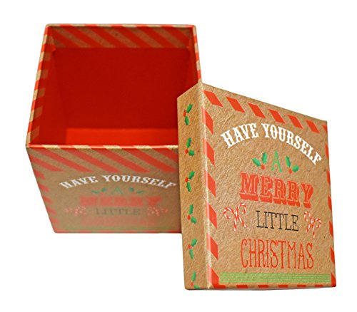 Alef Set Of 6 Elegant Decorative Holiday Themed Nesting Gift Boxes -3 Boxes- Nesting Boxes Beautifully Themed And Decorated! #TOP4