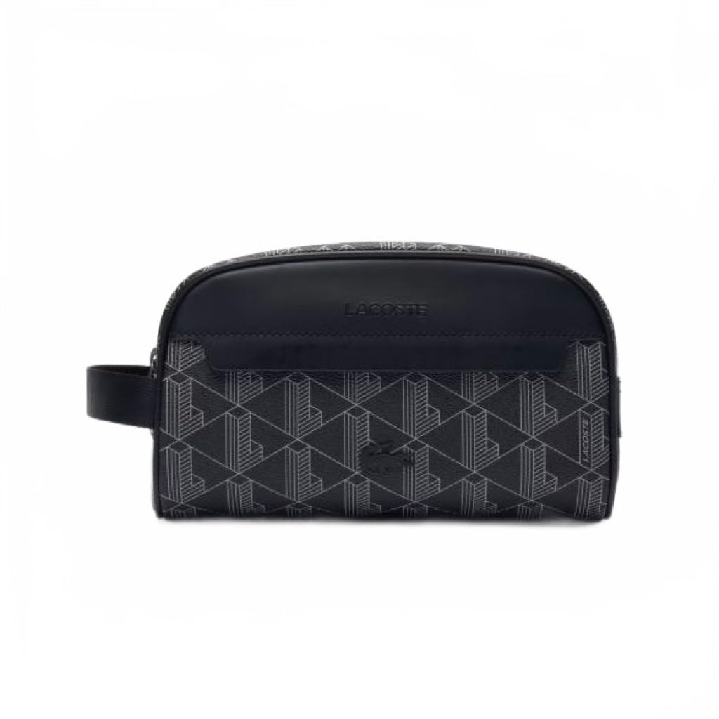 LACOSTE The Blend Toilet Kit Monogram Noir Gris