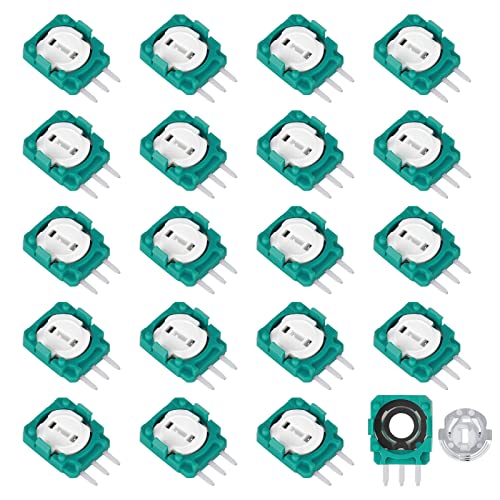 EEEKit 10k Ohm Ersatz Trimmer Potentiometer Sensor für Xbox One PS3 PS4 Switch Pro Thumb Stick Analog Joystick, 20 Stück