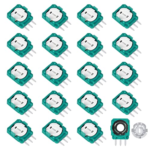 EEEKit 20pcs Ersatz Trimmer Potentiometer Sensor für PS4 Controller, 10k Ohm Trim-Pot Dichtung Reparatur Teile Kompatibel mit Xbox One PS3 PS4 Switch Pro Thumb Stick Analog Joystick