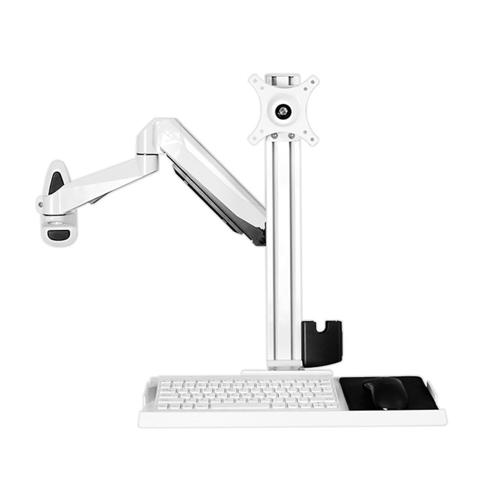 ZHENYUWANG Single-monitor desktop mount 450mmkeyboardtray