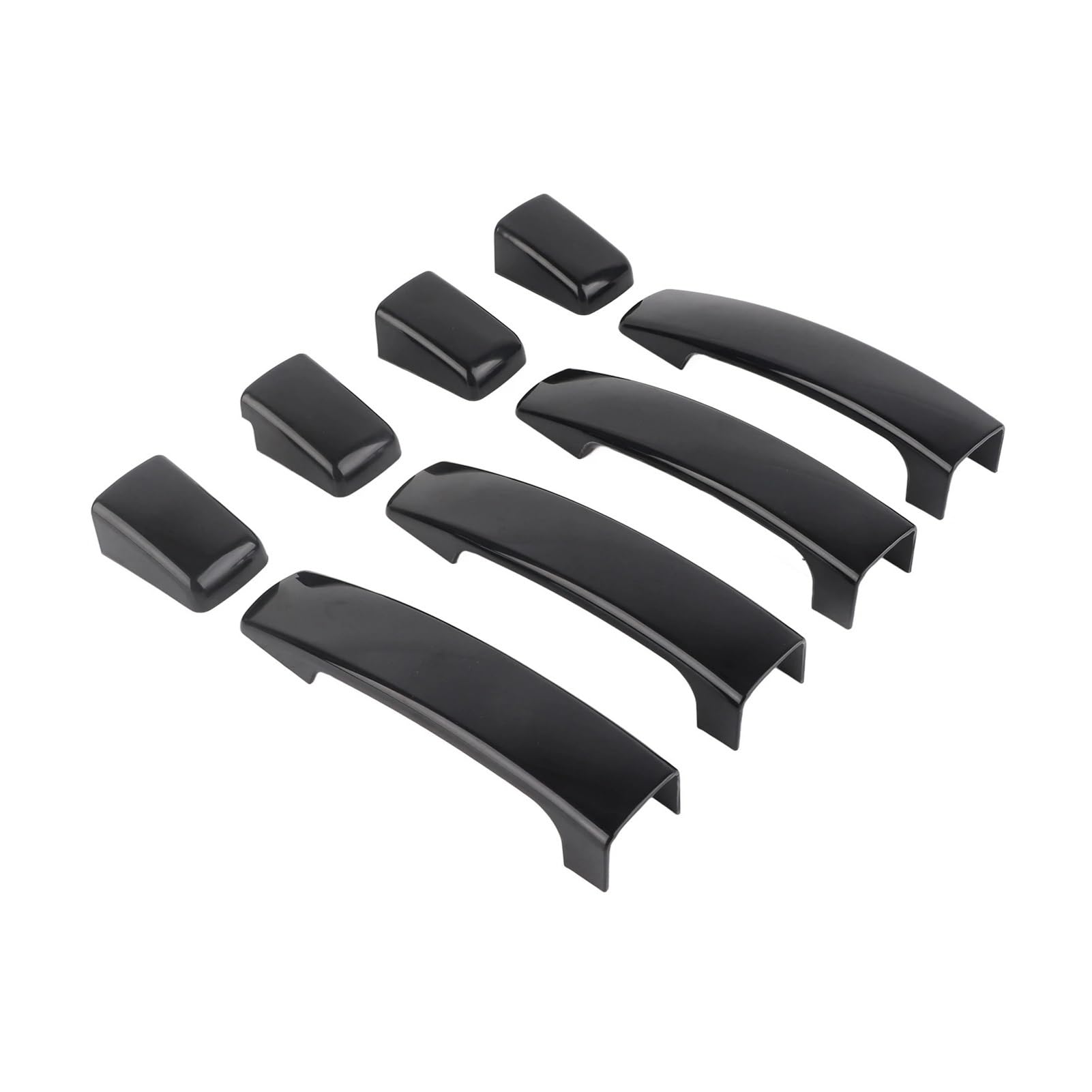 Punxdda Car Exterior Door Handle for Range for Rover for Sport for Discovery 3 for Freelander 2 Glossy Black Car Exterior Door Handle Cover