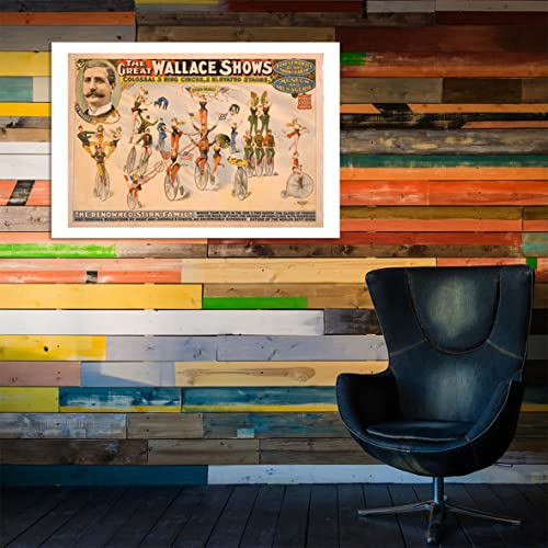 Poster cirque encadré grand format mat anti-reflet durable