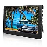 【Inalámbrico y Portátil】Esta TV Digital Portátil es Perfecta para Exteriores, Automóviles, Camiones y Otras Aplicaciones de Vehículos Móviles,ya que Está Equipada con una 1500mAh Batería de Litio Recargable Incorporada,12 V cargador para automóvil y soporte