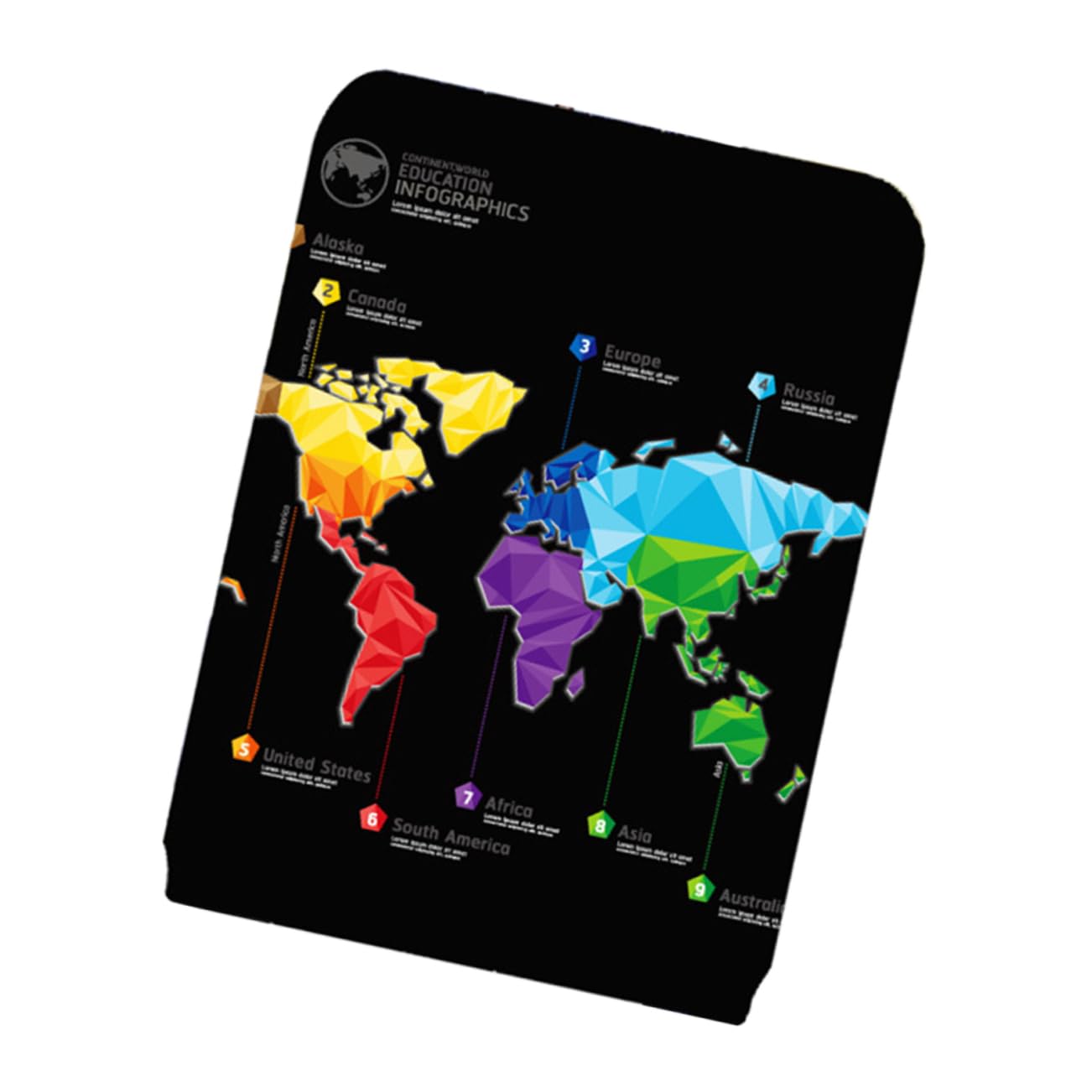 FOMIYES Funda Mundo del Maleta Mapa Protectora de Viaje