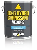 FINITION PROFESSIONNELLE : La peinture alkyde acrylique pochée hydrodiluable garnissant velours DX G offre une finition pochée fine, comparable à une peinture glycéro.