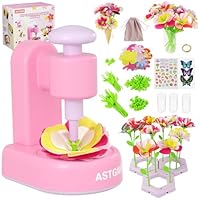 ASTGMI Activité Manuelle Enfant, Kit Création Bouquet de Fleurs DIY, Cadeau Fille 4 5 6 7 8 9 10 11 12 Ans, Jouet Fleurs pour Enfant 3 Ans+, Idée Cadeau Anniversaire Les Cadeaux de Noël Fille