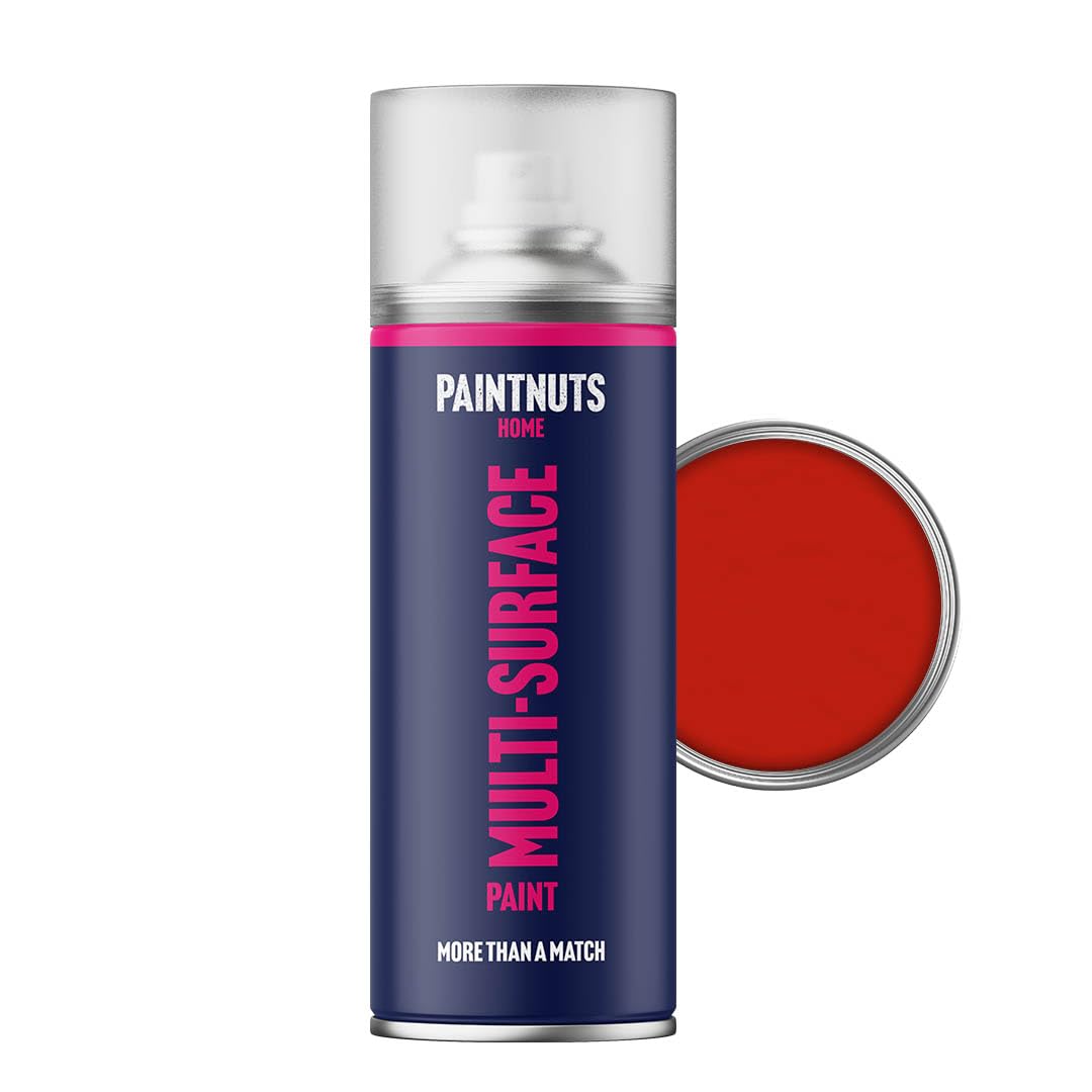 Paintnuts Light Red (Ral-3020) Rapid Dry Metal Paint, Satin Finish 400Ml Aerosol