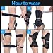 Rodillera Knee Active Plus丨Kneepad丨Montañismo Squat Beltrodilleras Powerlift con Soporte de articulación para...