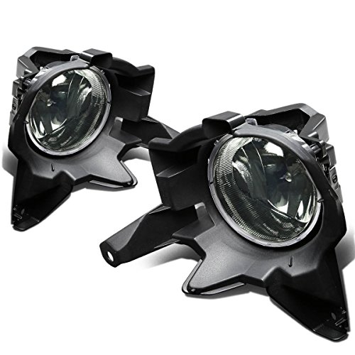 Compatible With Rav4 Xa40 Pair Of Bumper Driving Fog Lights W/Switch (Smoked Lens) #TOP2