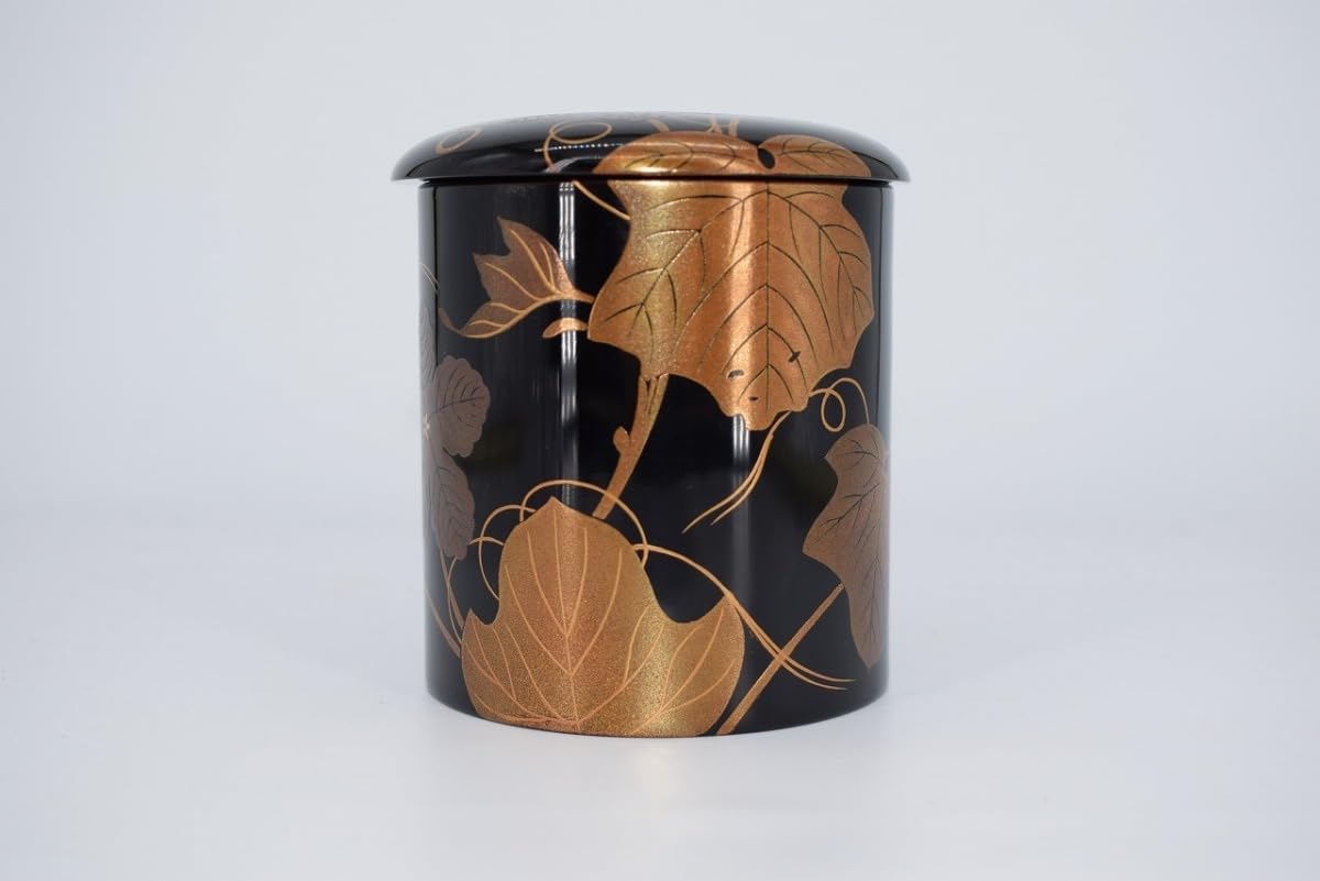 Amazon.co.jp: 茶道具 夕顔蒔絵 金輪寺 鈴木 光入 作 棗 茶道 17