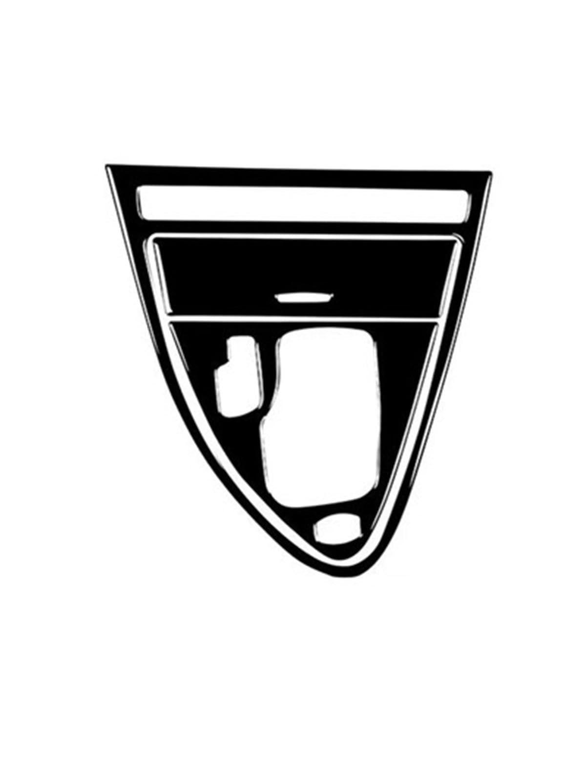 Button Trim Compatible with BMW 6 Series E63 E64 2004-2010 Piano Black Stickers for Car Dashboard Center Console Gear Shift Panel and Air Vents(Type 31)