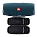 Produktbild JBL Charge 4 Tragbarer Bluetooth-Lautsprecher (blau) mit Knox Gear Hartschalenetui für unterwegs, 2 Stück