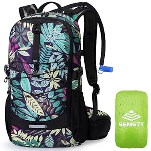 Hydration Backpack with 2L Water Bladder, Water Backpack, Insulated Hiking Backpack for Hiking Cycling Climbing Skiing