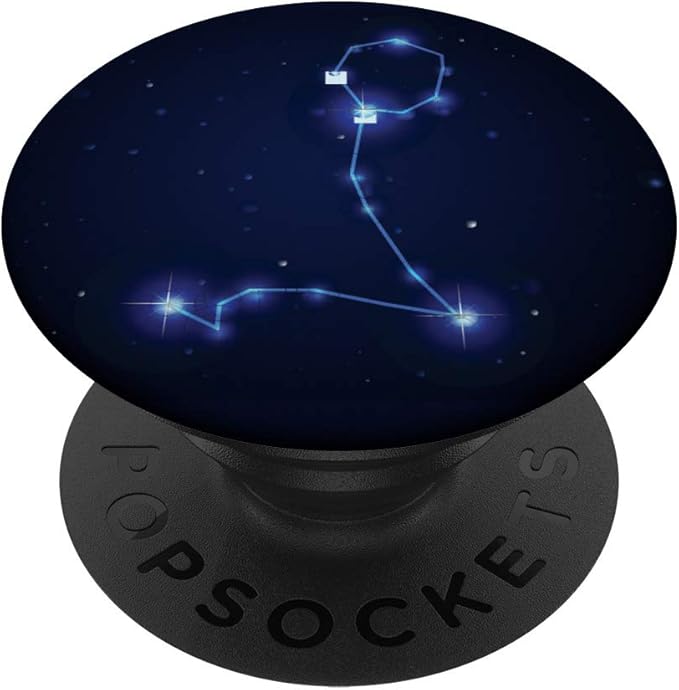 Zodiac Pisces Astrology Star Sign Constellation sign PopSockets PopGrip: Swappable Grip for Phones & Tablets