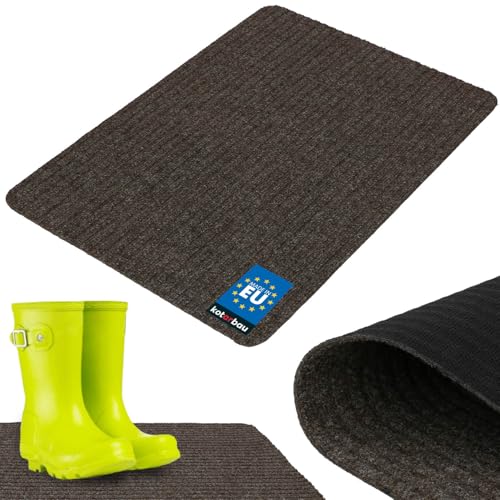 KOTARBAU® Anti-Rutsch Matador Fußmatte Schmutzfangmatte Sauberlaufmatte Strapazierfähig Braun 50x70 cm KOTARBAU® Anti-Rutsch Matador Fußmatte Schmutzfangmatte Sauberlaufmatte Strapazierfähig Braun 50x70 cm