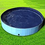 La piscina de perro es la mejor opción para disfrutar de los veranos frescos de su perro ha estado esperando durante mucho tiempo! Cuanto más viejo es el perro, más largo el pelo, y más pesado el perro, es duro ellos resistir el calor. La piscina para perros ofrece gran diversión de agua para perros grandes o pequeños. Interior de platillos con función antideslizante.