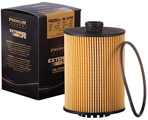 Premium Guard Extended Life Oil Filter up to 10k Miles PG6293EX | Fits 2018-2023 Volkswagen Atlas, 2020-2023 Atlas Cross Sport, 2012-2019 Porsche Cayenne, 2012-2017 Volkswagen Touareg by Premium Guard - Used condition - US$8.85