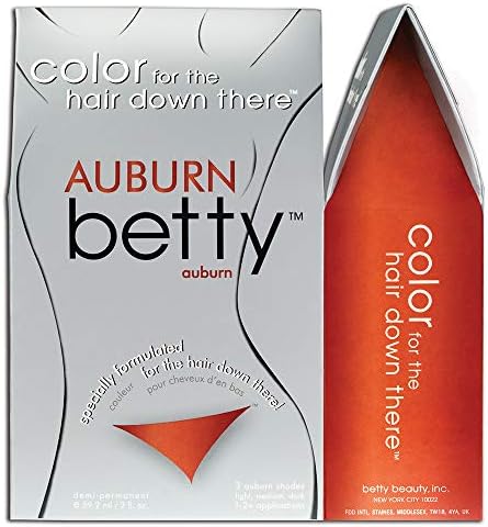 Auburn Betty -Hair Color for the Hair Down There Kit