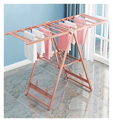 Étendoir à linge pliable or rose, l'alliance de l'esthétique et du rangement