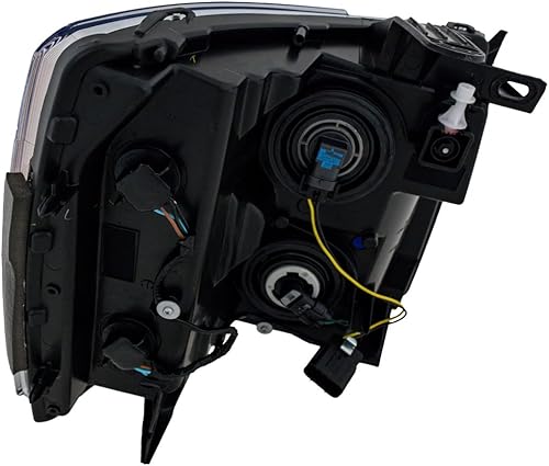 Miniatura 2 de KarParts360 Para Chevy Silverado 150025003500 2007 08 09 10 11 12 2013 lado del conductor de faros delanteros  Halógeno  Lente transparente  Híbrido