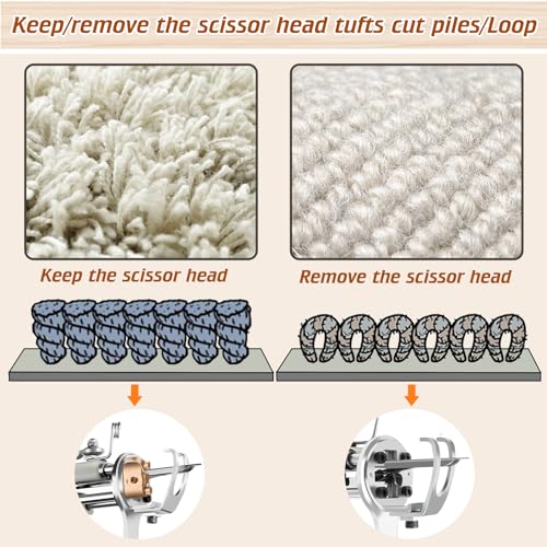 Besgeer 2024 Rug Tufting Gun Starter Kit With Frame With Carpet Trimmer thumb #2