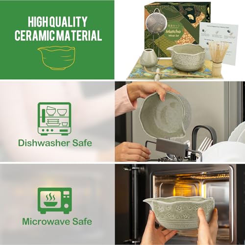 Foloda Matcha Whisk Set - 7 Piece Matcha Kit